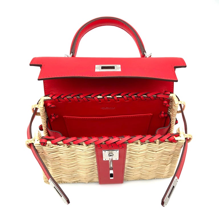 1stdibs Exclusive Hermès Kelly Mini Picnic Rouge De Coeur Swift