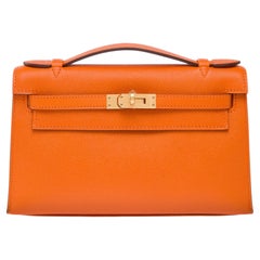 Hermès Kelly Mini Shoulder Bag Orange