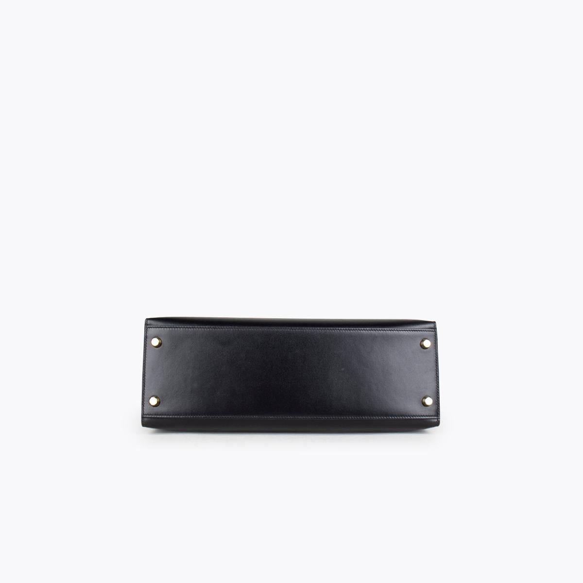 Hermès Kelly Noir Box Sellier 32 Bag 1