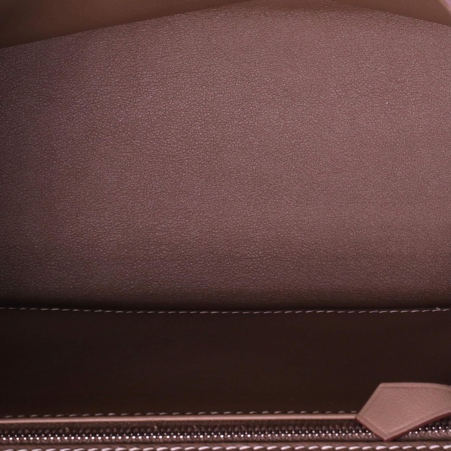 Hermes Kelly Padded Handbag Swift with Palladium Hardware 25 2