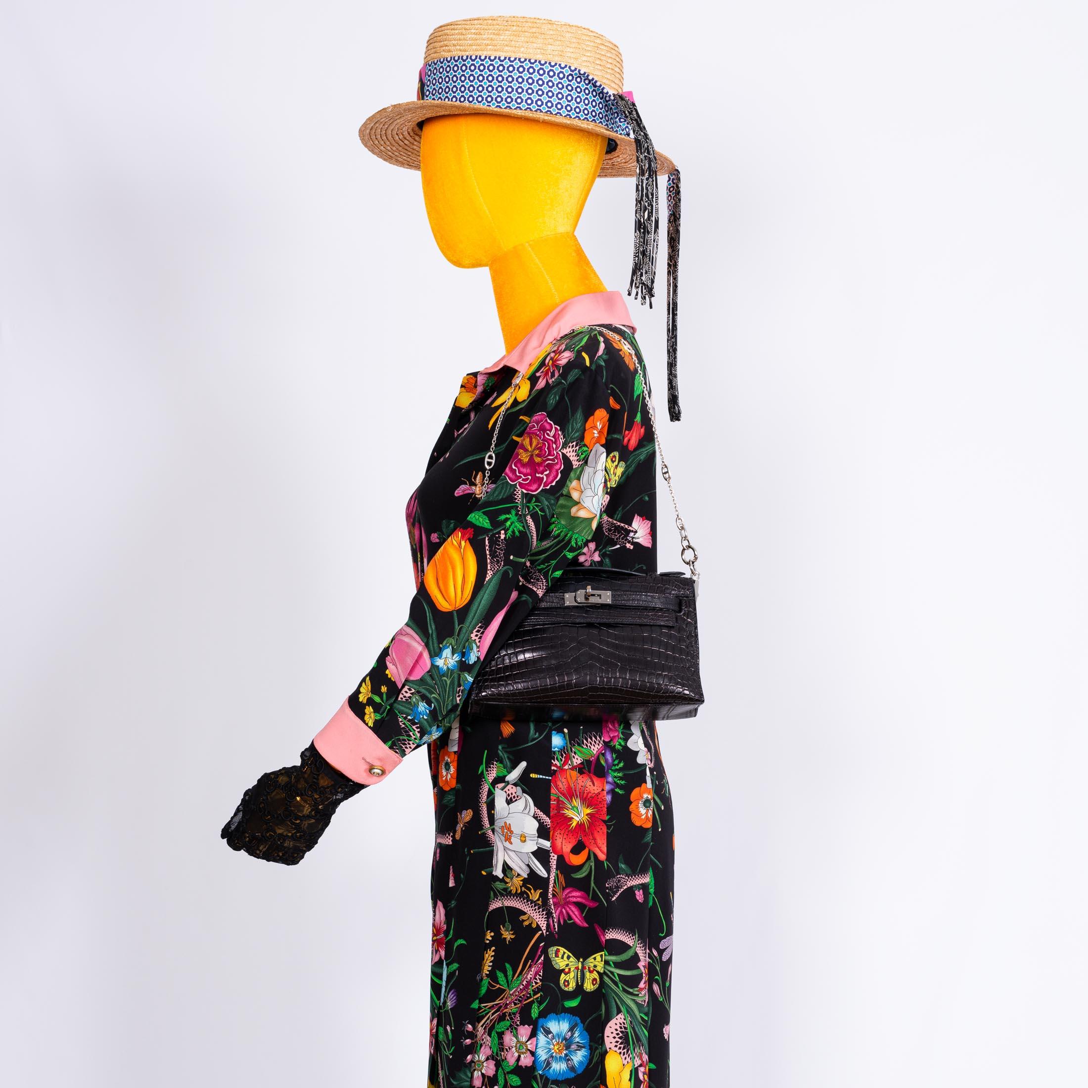 Hermès Kelly Pochette Mini Crocodile Miel Bag – ZAK BAGS