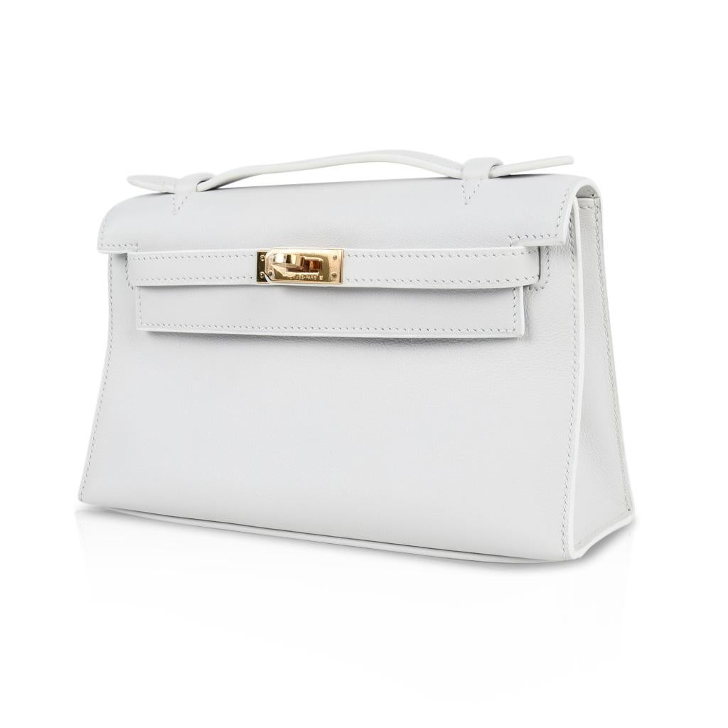 kelly pochette white