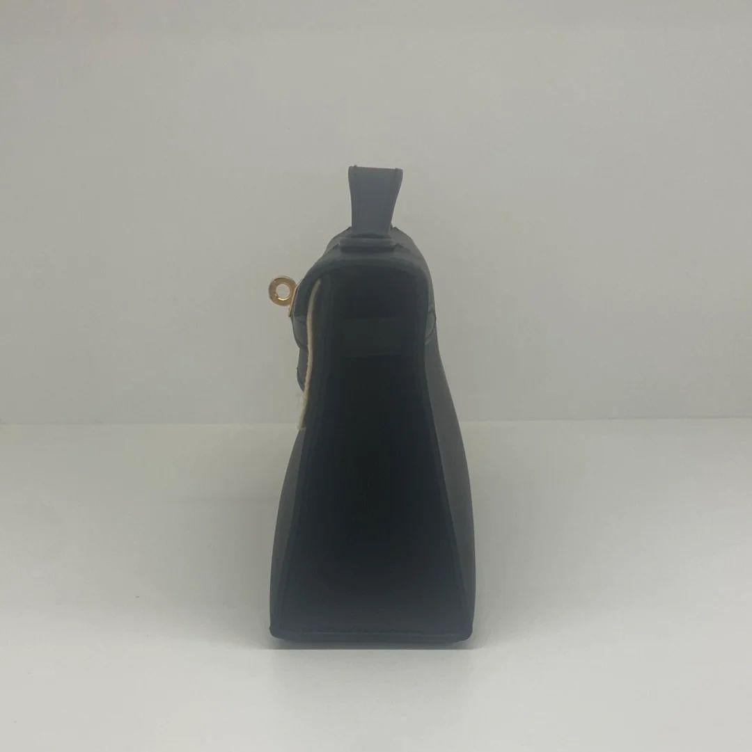 Hermes Kelly Pochette Noir GHW 3