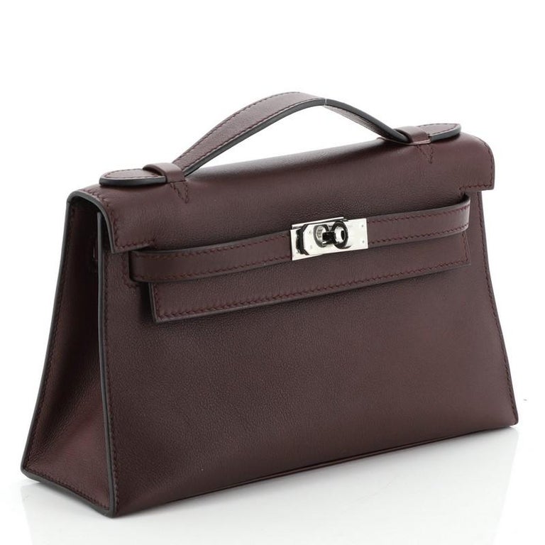 Hermes Kelly Pochette Swift at 1stDibs