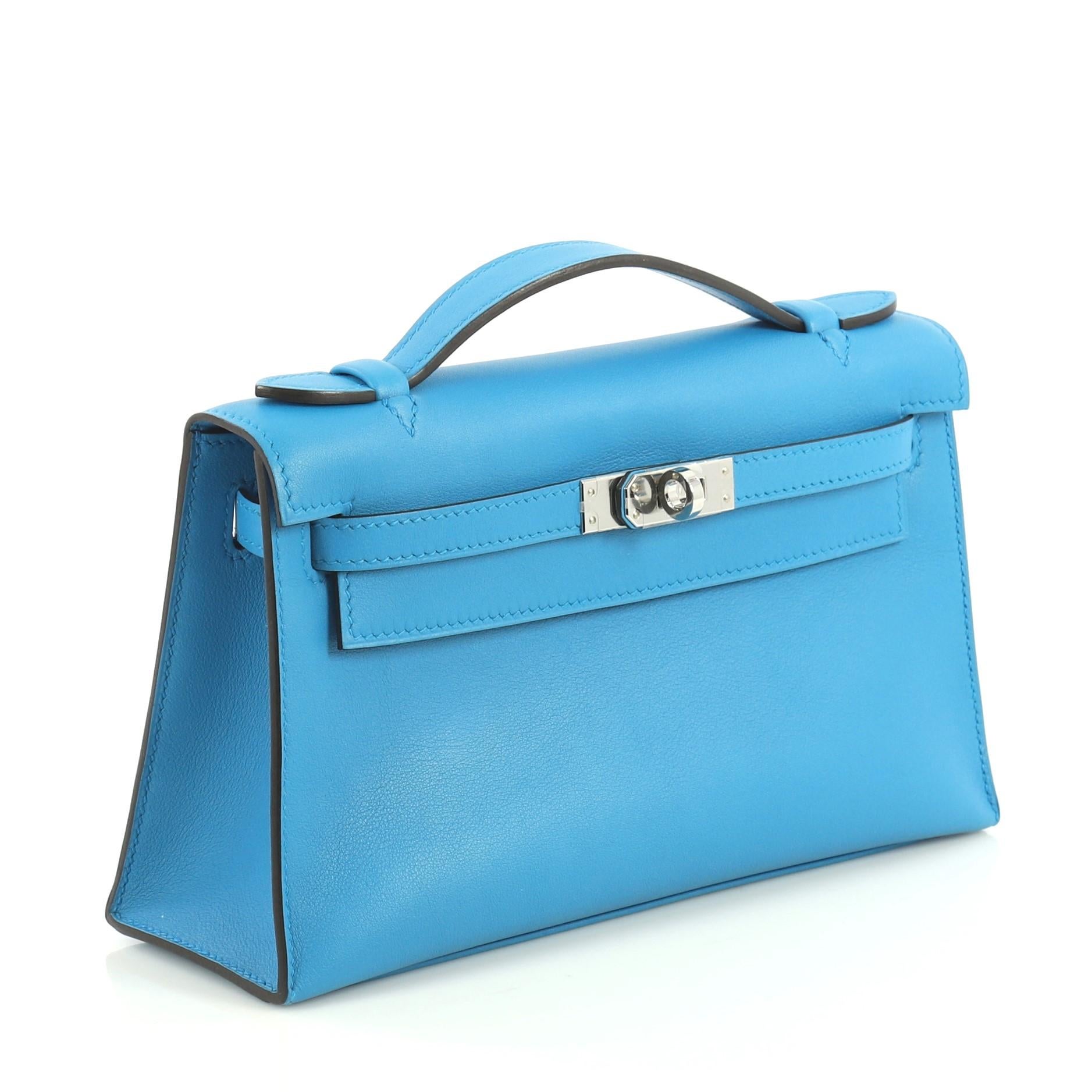 kelly pochette blue