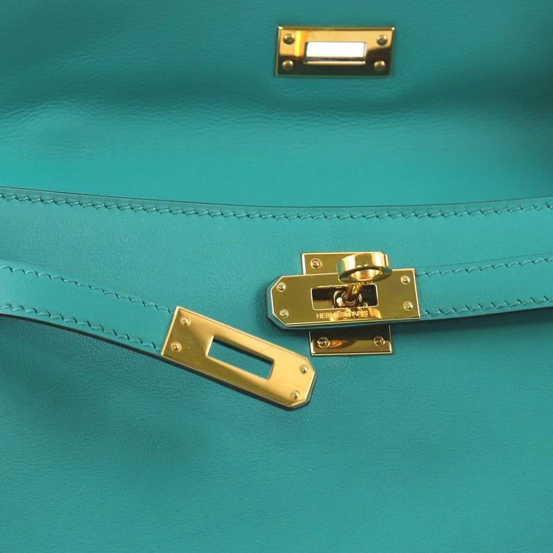 Hermes Kelly Pochette Swift In Excellent Condition In NY, NY