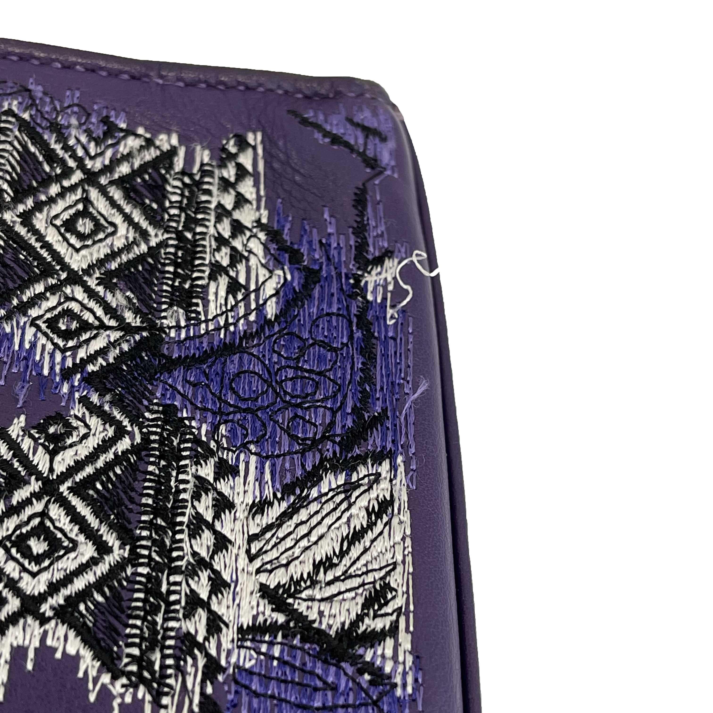 Hermes - Kelly Pochette - Ultraviolet Riot Top Handle - Kitenge Customized 7