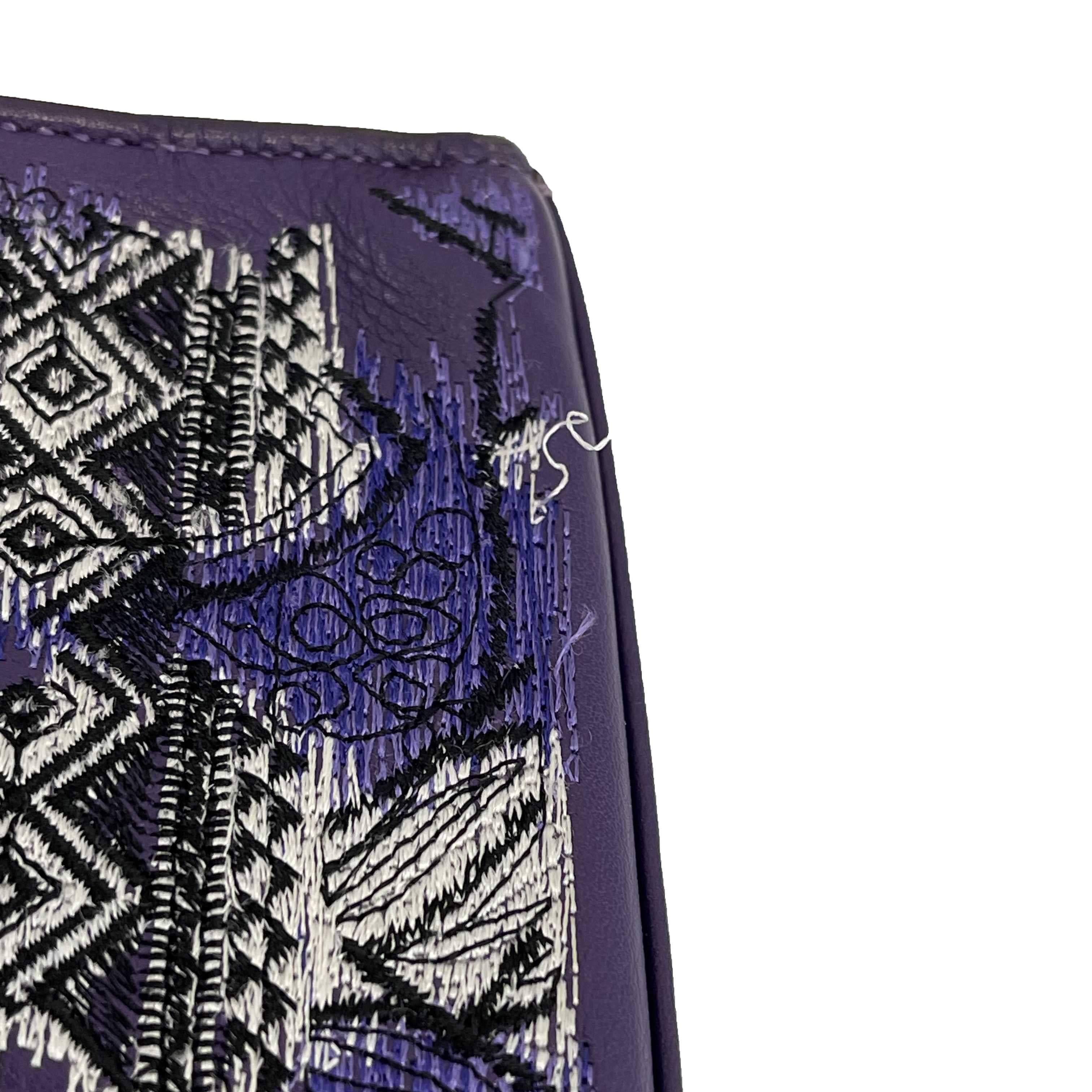 Hermes - Kelly Pochette - Ultraviolet Riot Top Handle - Kitenge Customized 8