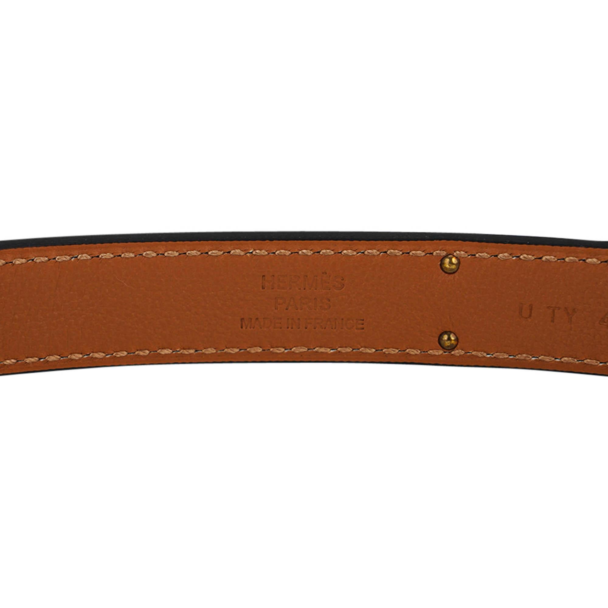 Hermes Kelly Pocket Adjustable Craie Belt Gold Hardware Epsom Leather 6