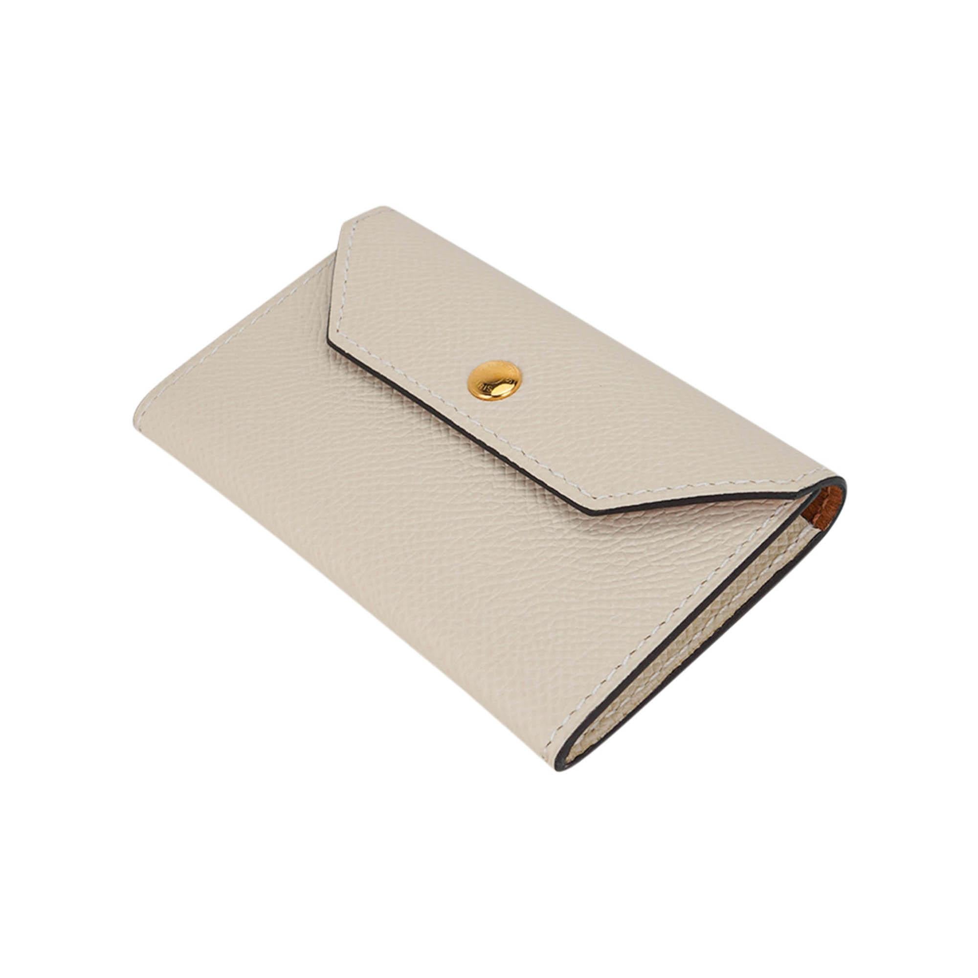 Hermes Kelly Pocket Adjustable Craie Belt Gold Hardware Epsom Leather 2