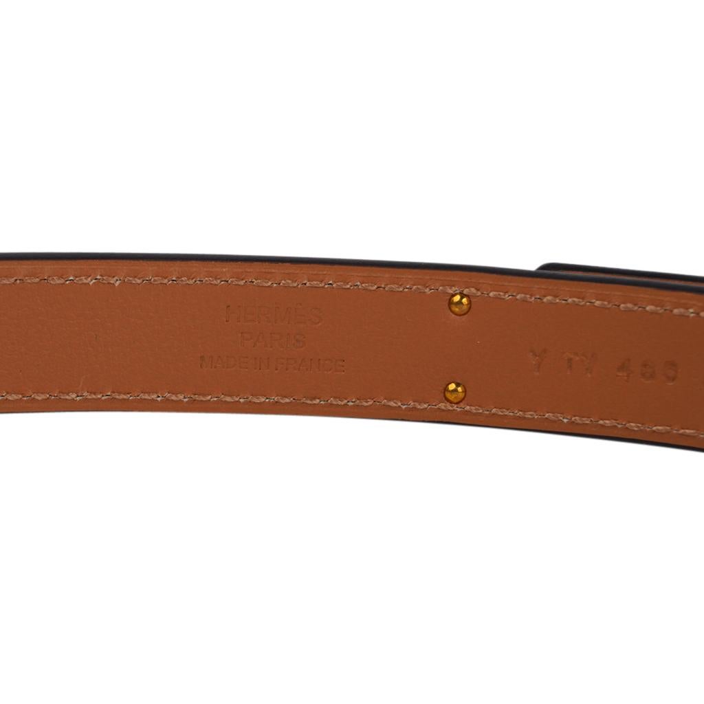 Hermes Kelly Pocket Belt Adjustable Gold Epsom Leather Gold Hardware 5