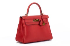 Hermès Kelly Retourne 28 Geranio Togo
