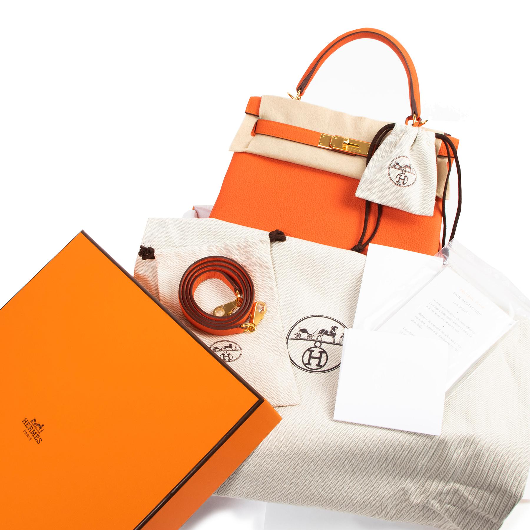 hermes kelly 28 orange