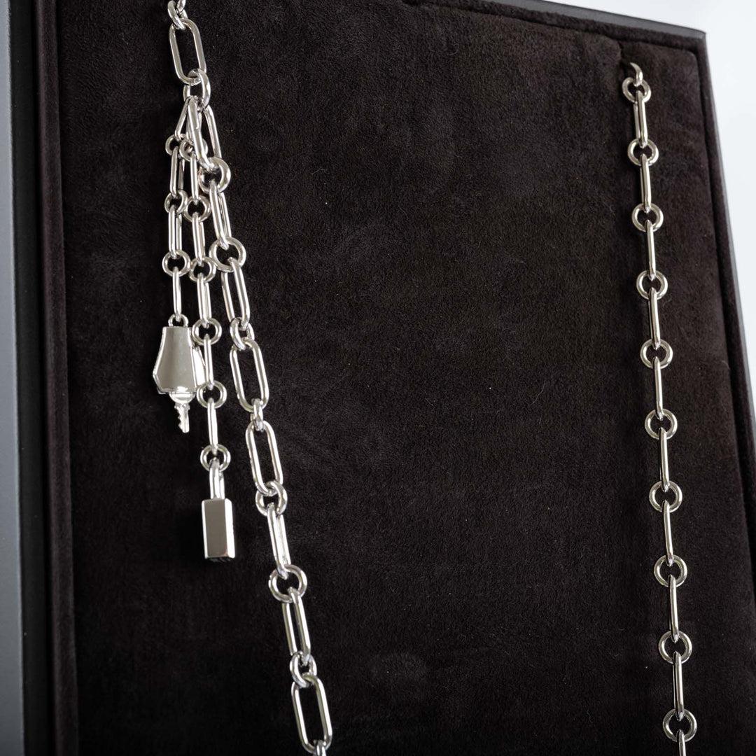 Hermès Kelly Sac Bijou Chaine en A Silver en vente 3
