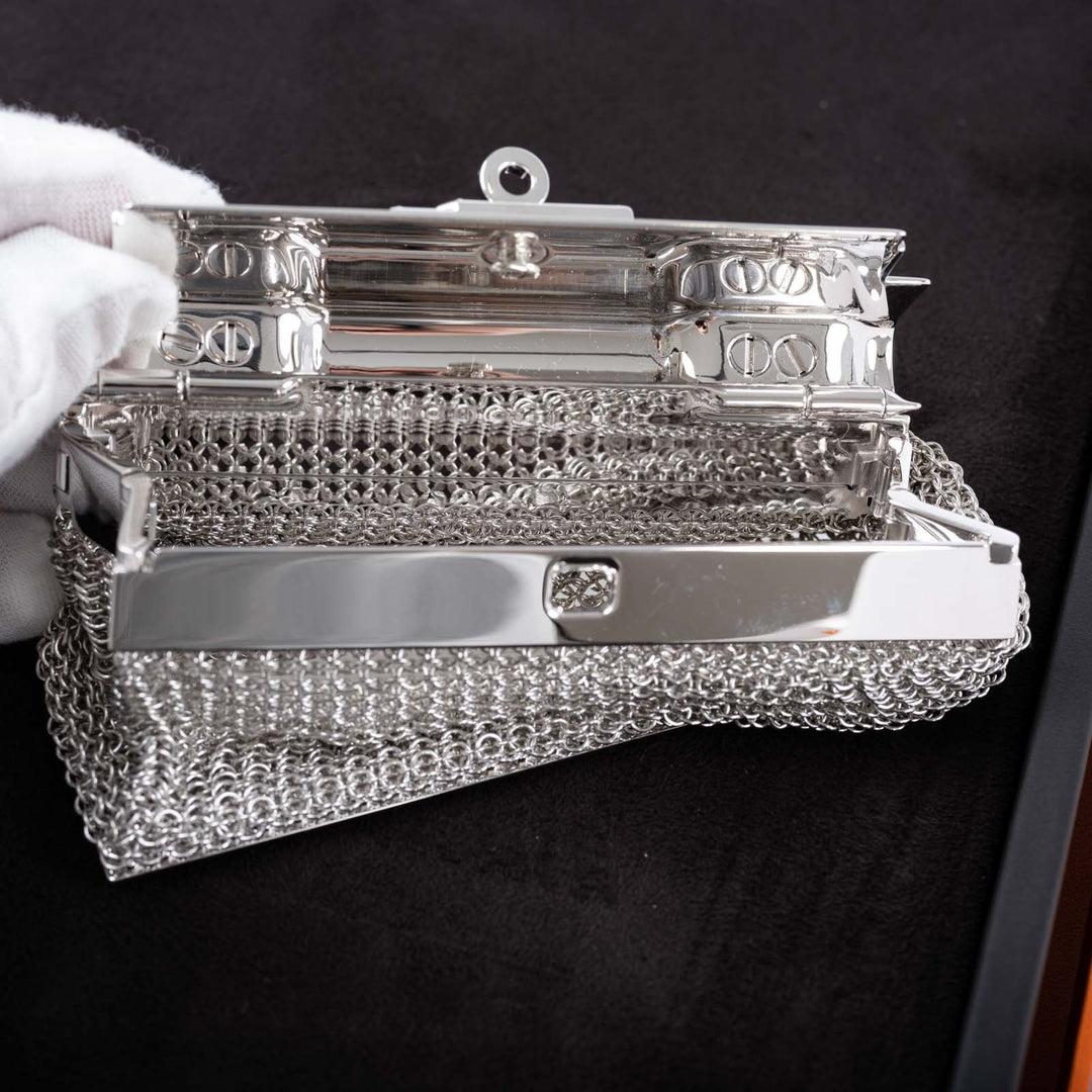 Hermès Kelly Sac Bijou Chaine en A Silver Pour femmes en vente