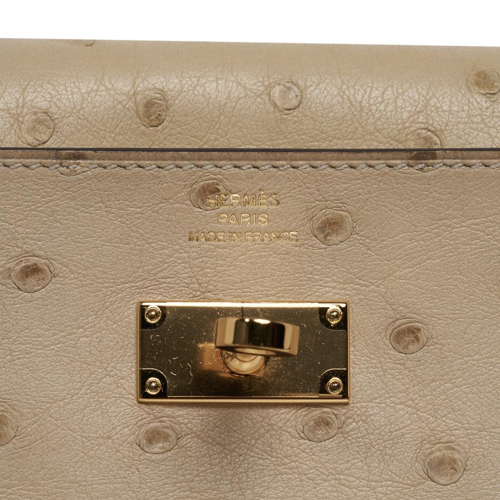 hermes kelly ostrich