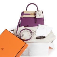 Hermès Kelly Sellier 28 Epsom Anemone GHW