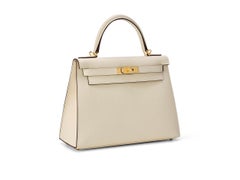 Hermès Kelly Sellier 28 Nata Epsom Gold Hardware