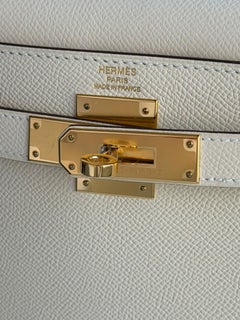 Hermès Kelly Sellier 28 Nata Epsom Gold Hardware