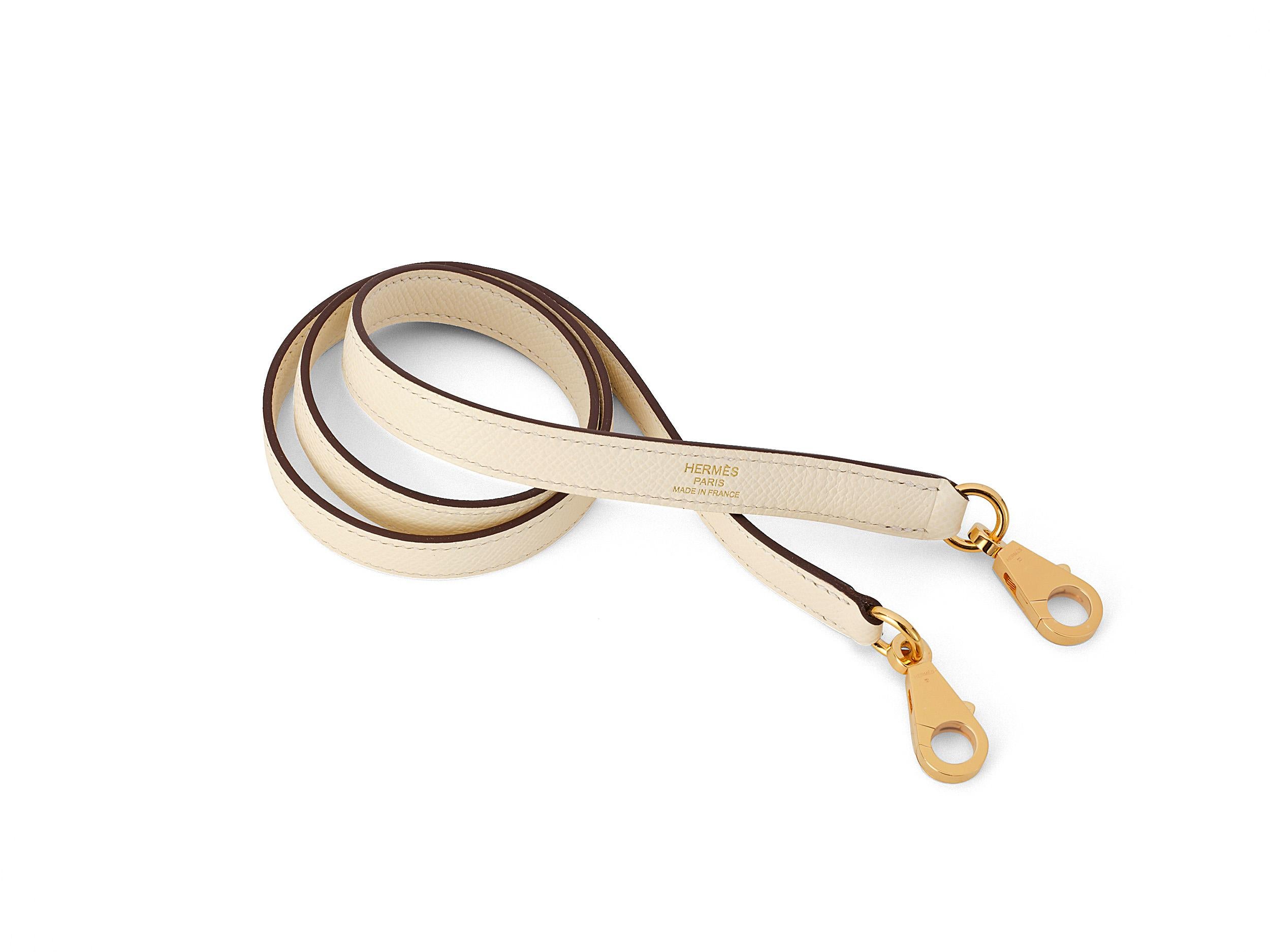 Hermès Kelly Sellier 28 Nata Epsom Gold Hardware im Angebot 4