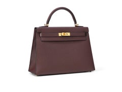 Hermès Kelly Sellier 32 Rouge Sellier Epsom Gold Hardware