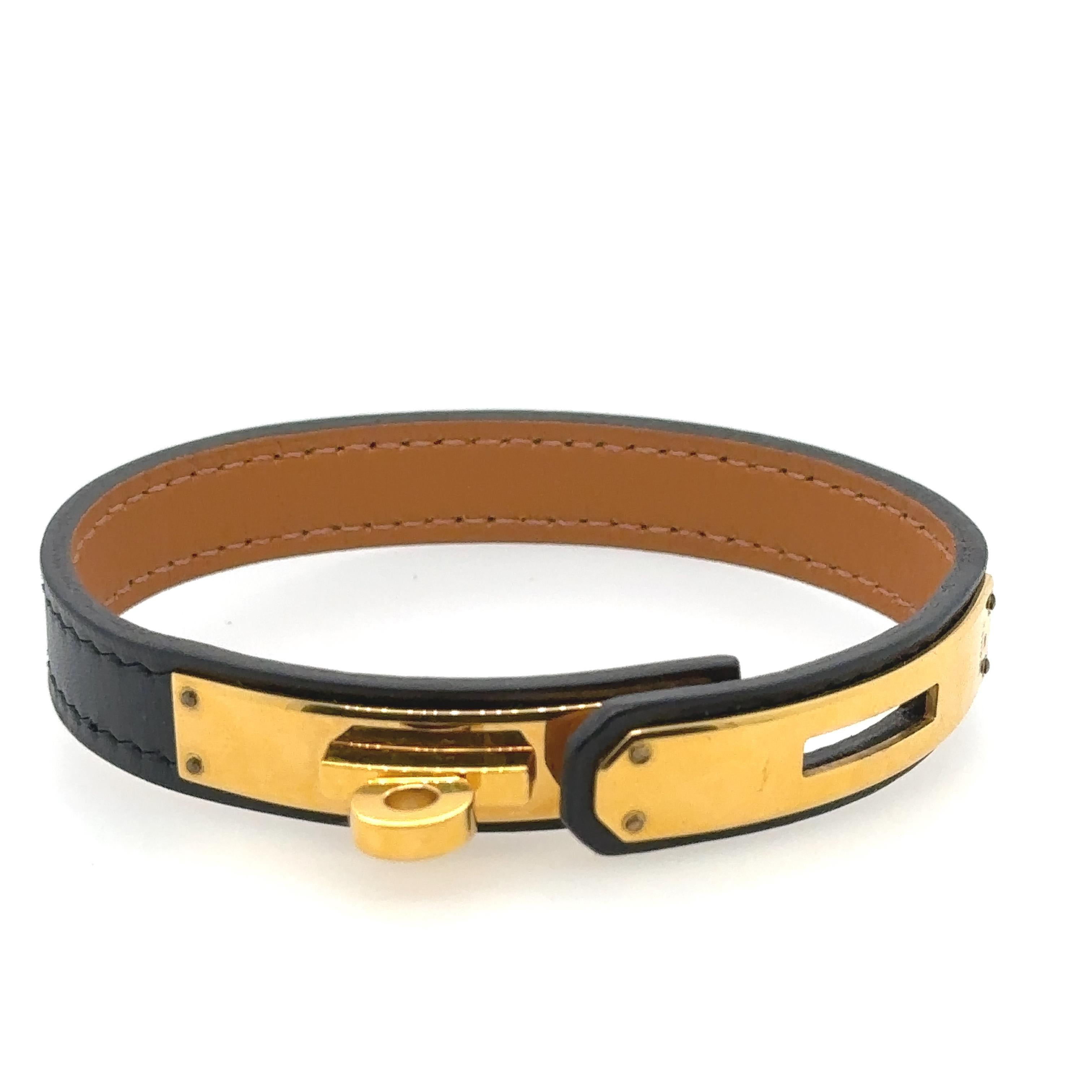 Hermes Kelly Single Tour Armband mit Etui & Box für Damen oder Herren