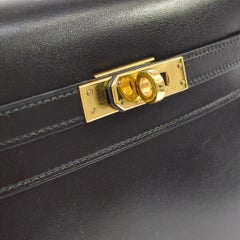 Hermes Kelly Small Leather Evening Shoulder Flap Bag in Box