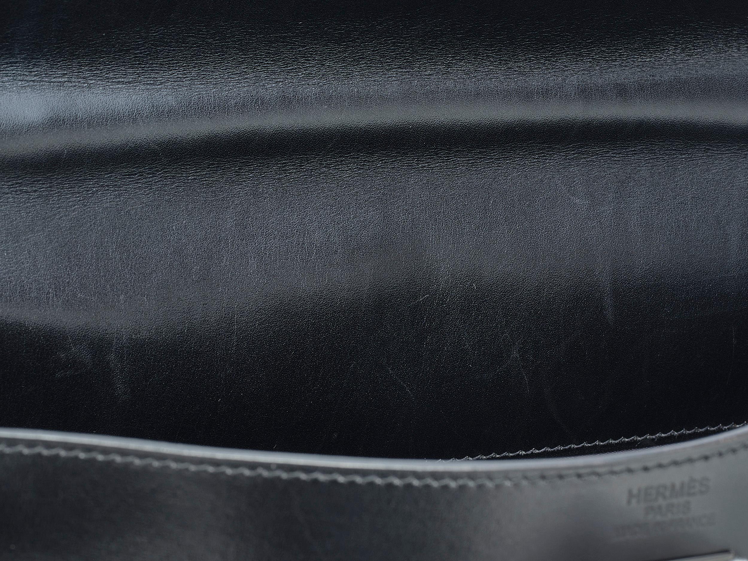 Hermès Kelly So Schwarz 35 Noir Boxcalf im Angebot 5