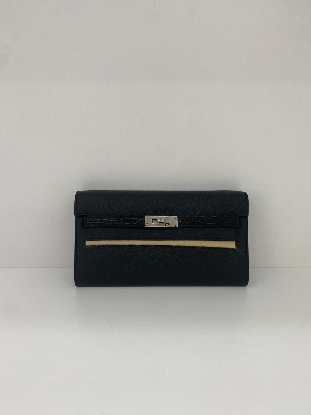 Hermes Kelly To Go Black Touch Alligator 1
