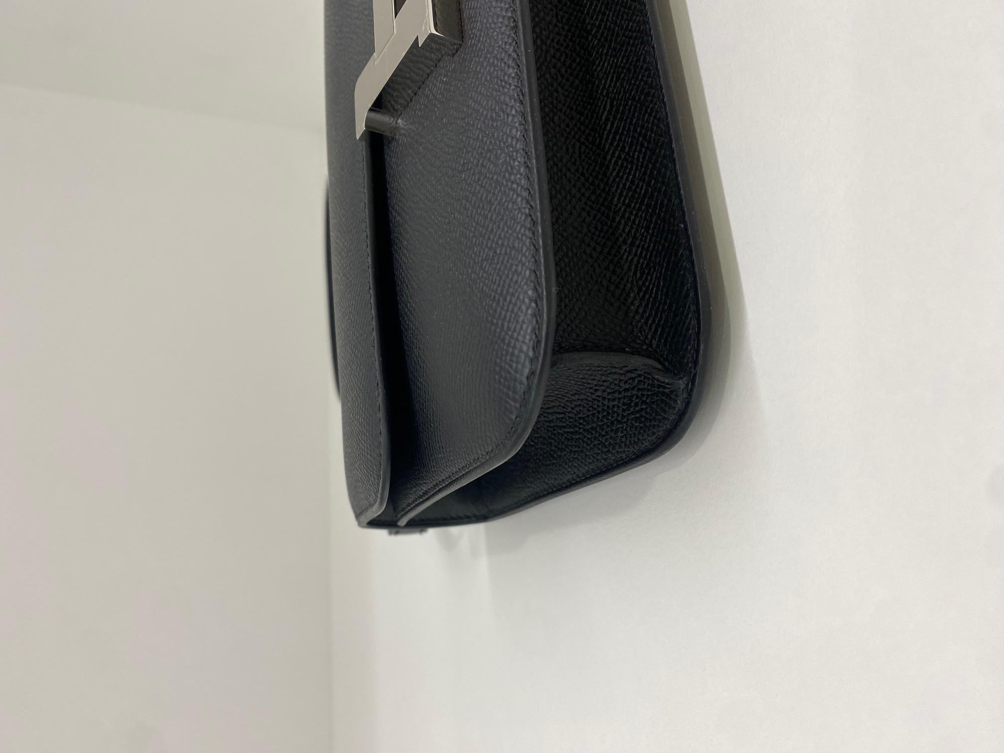 Black Hermes Kelly To Go Bubblegum PHW For Sale