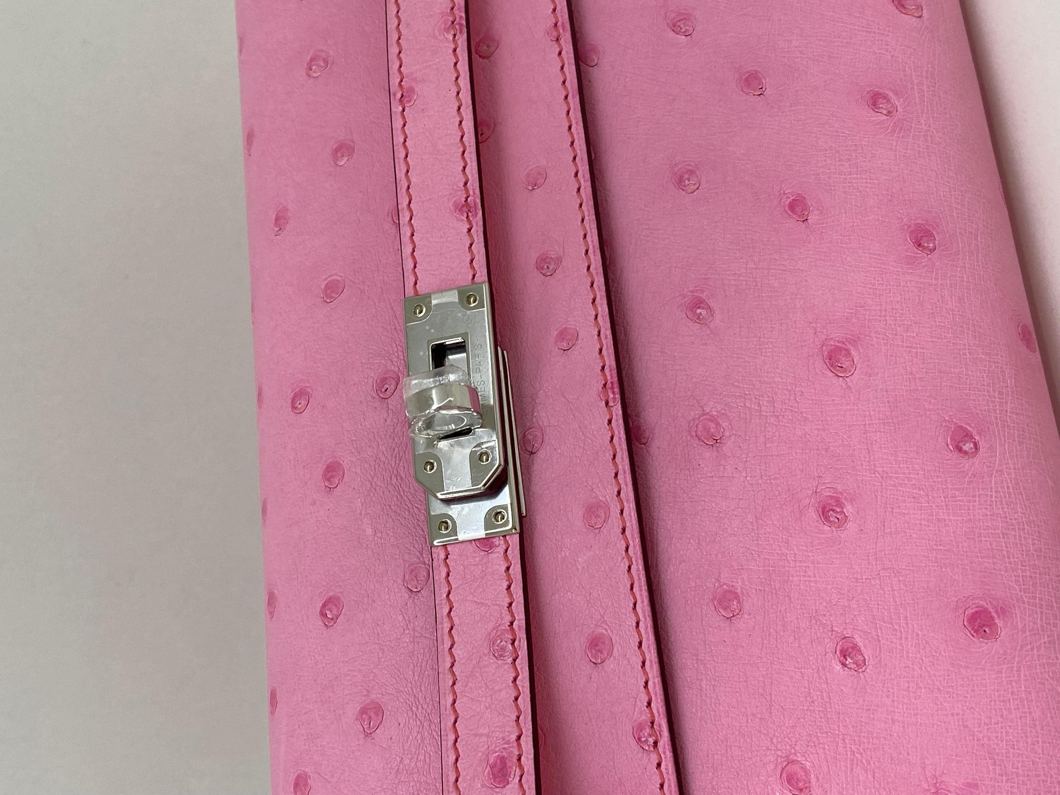 Pink Hermes Kelly To Go Bubblegum PHW For Sale