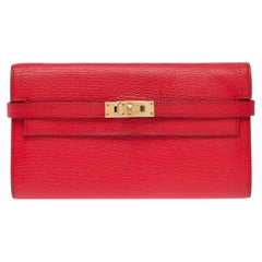 Hermès Kelly to go Clutch Red