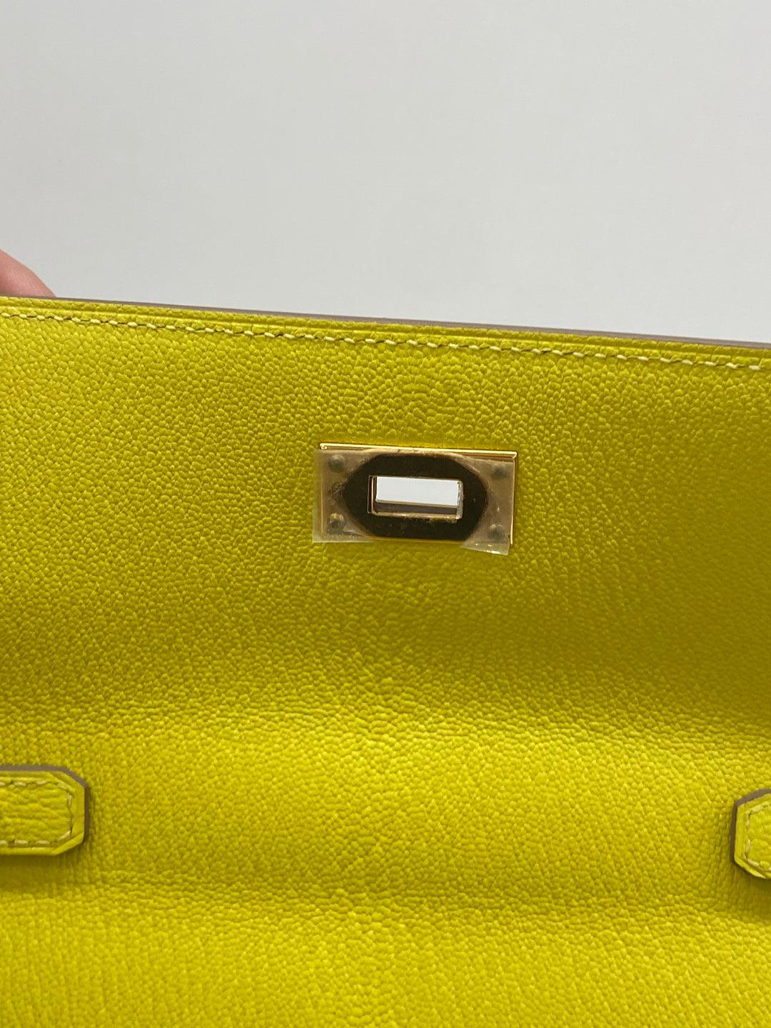 Hermes Kelly To Go Lime RGHW 7