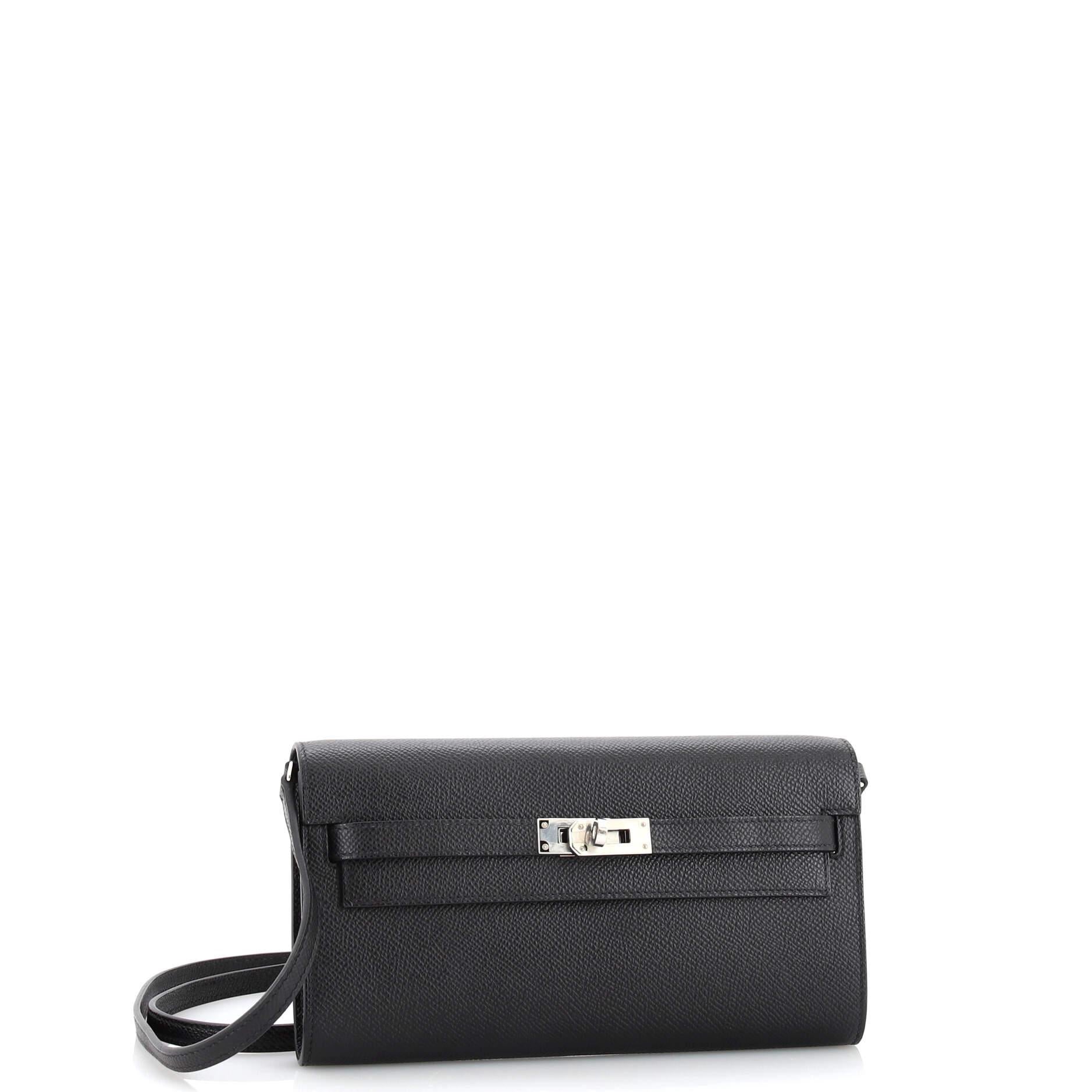 Hermes Kelly To Go Wallet Epsom In Good Condition In NY, NY