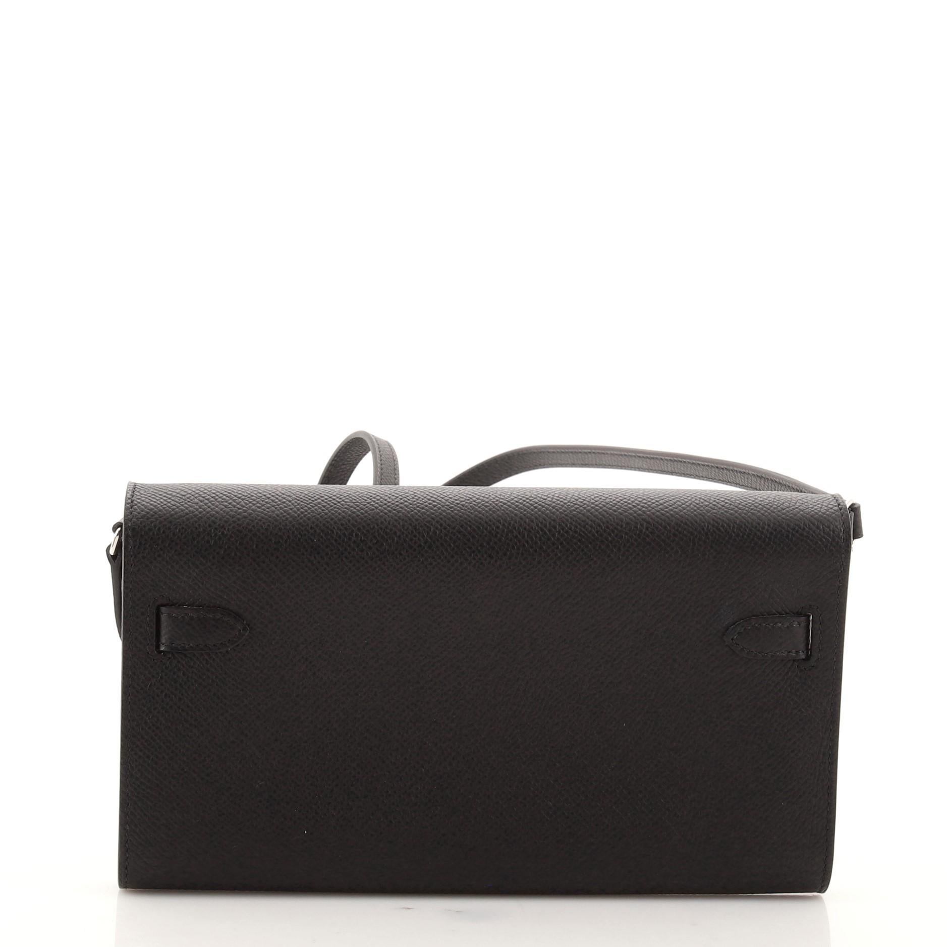 Hermes Kelly To Go Wallet Epsom In Good Condition In NY, NY