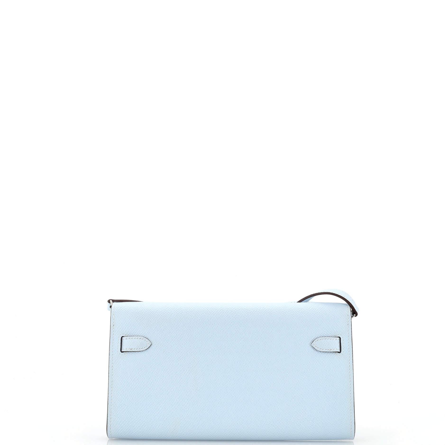 Hermes Kelly To Go Wallet Epsom In Good Condition In NY, NY