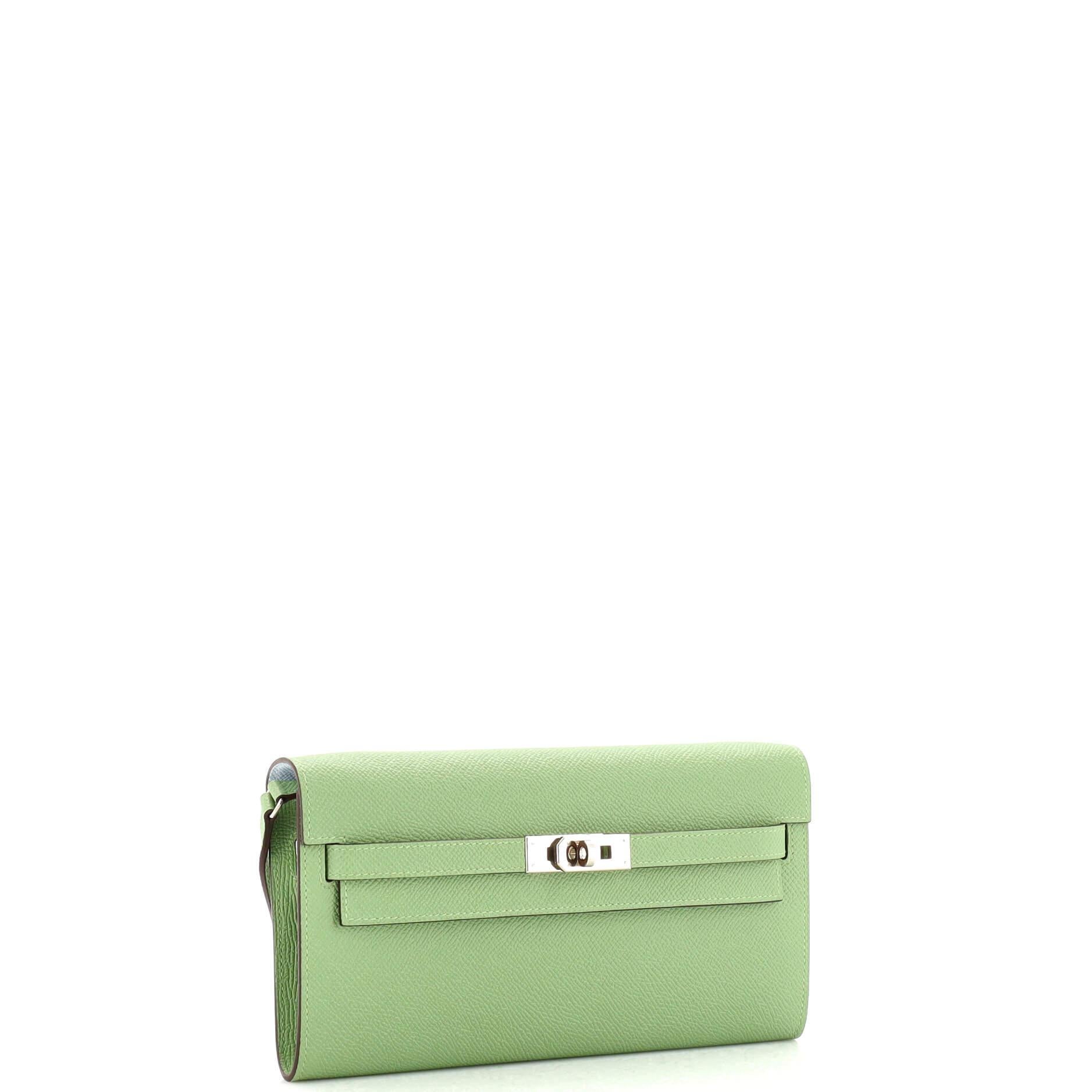 Hermes Kelly To Go Wallet Verso Epsom In Good Condition In NY, NY