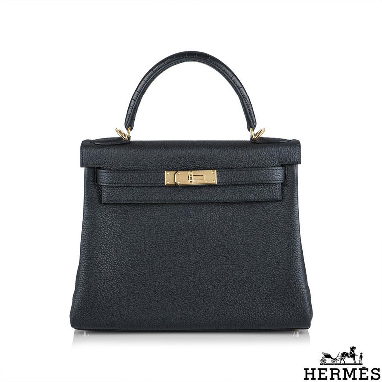 Hermes Birkin 25 Black Noir Togo GHW 2021 Handbag in Box