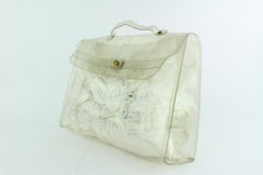 Hermès Kelly Translucent Souvenir Limited Edition 23hz1019 White Vinyl Tote