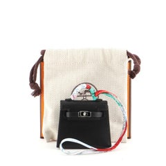 Hermes Kelly Twilly Bag Charm Tadelakt