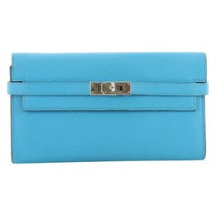 Hermes Kelly Wallet Chevre Mysore Long