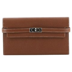 Hermes  Kelly Wallet Chevre Mysore Long