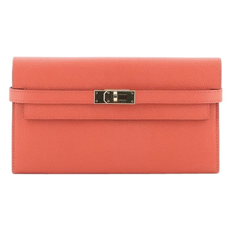 Hermes Kelly Wallet Epsom Long 