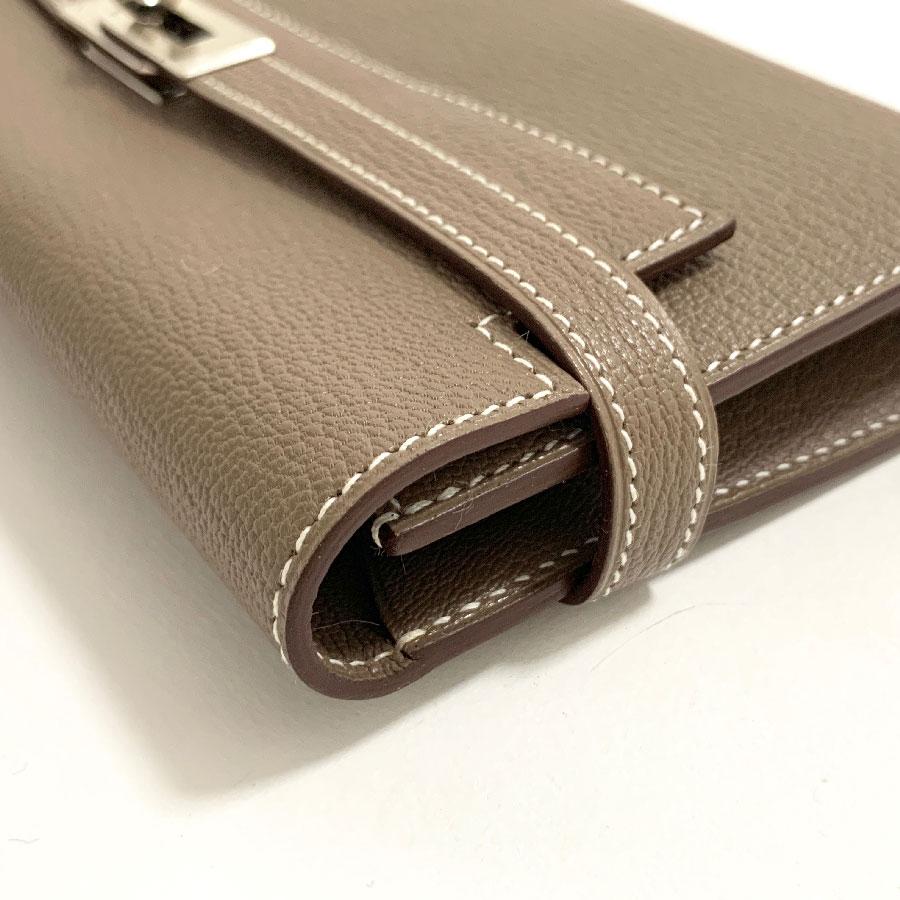 Brown HERMES Kelly Wallet