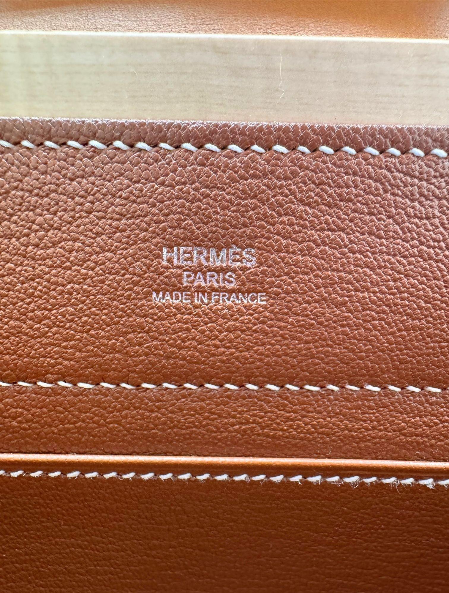 Hermes Kelly Wood Perspective 22 Cavaliere Multicolor NEW im Angebot 14
