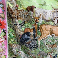 Hermès Kermit Oliver Caesar Kleberg Wildlife Scarf Edition limitée 2014