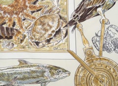 Hermès Kermit Oliver Le Canada Scarf