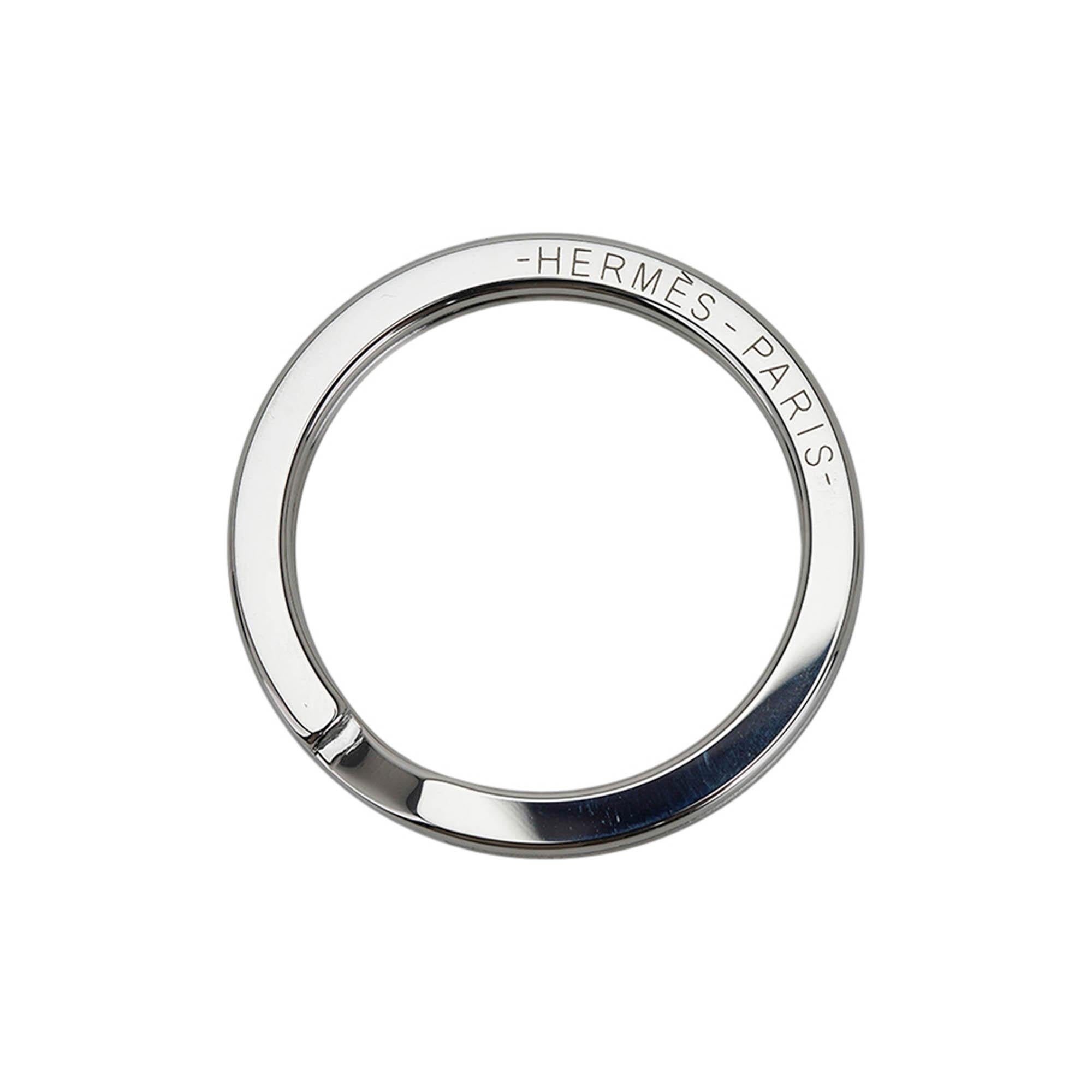 Hermes Key Ring Cheval Stainless Steel In New Condition In Miami, FL