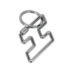 Hermes Key Ring H Too Speed Stainless Steel
