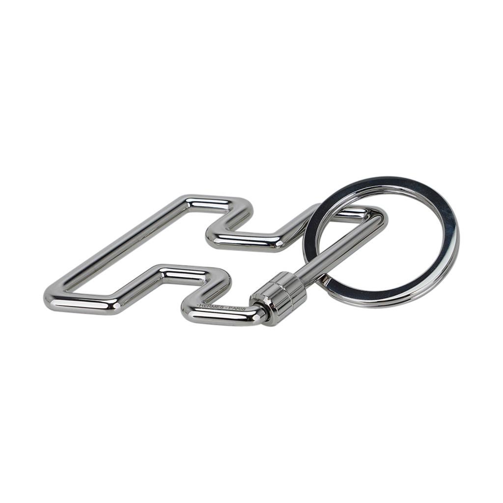 Hermes Key Ring H Too Speed Stainless Steel In New Condition In Miami, FL
